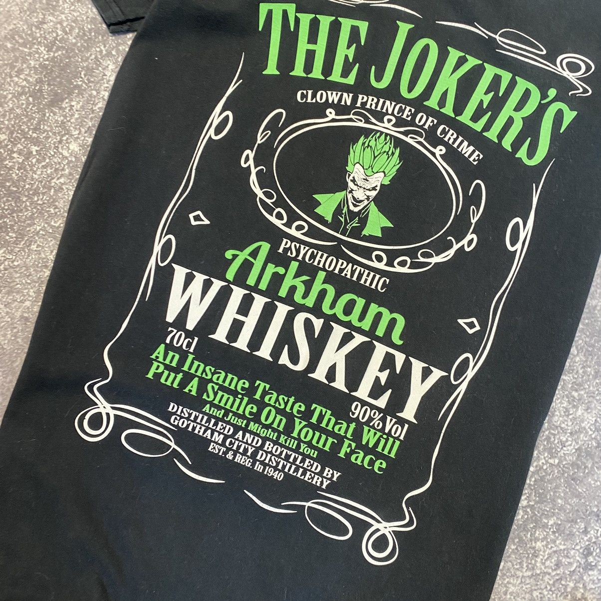 Other Vintage The Jokers Arkham Whiskey Big Logo tee Size US S / EU 44-46 / 1 - 5 Thumbnail