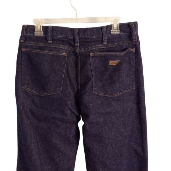 Wrangler Wrangler 32 x 28 Jeans Mens Rugged Wear Blue Denim Straight Size US 32 / EU 48 - 8 Thumbnail