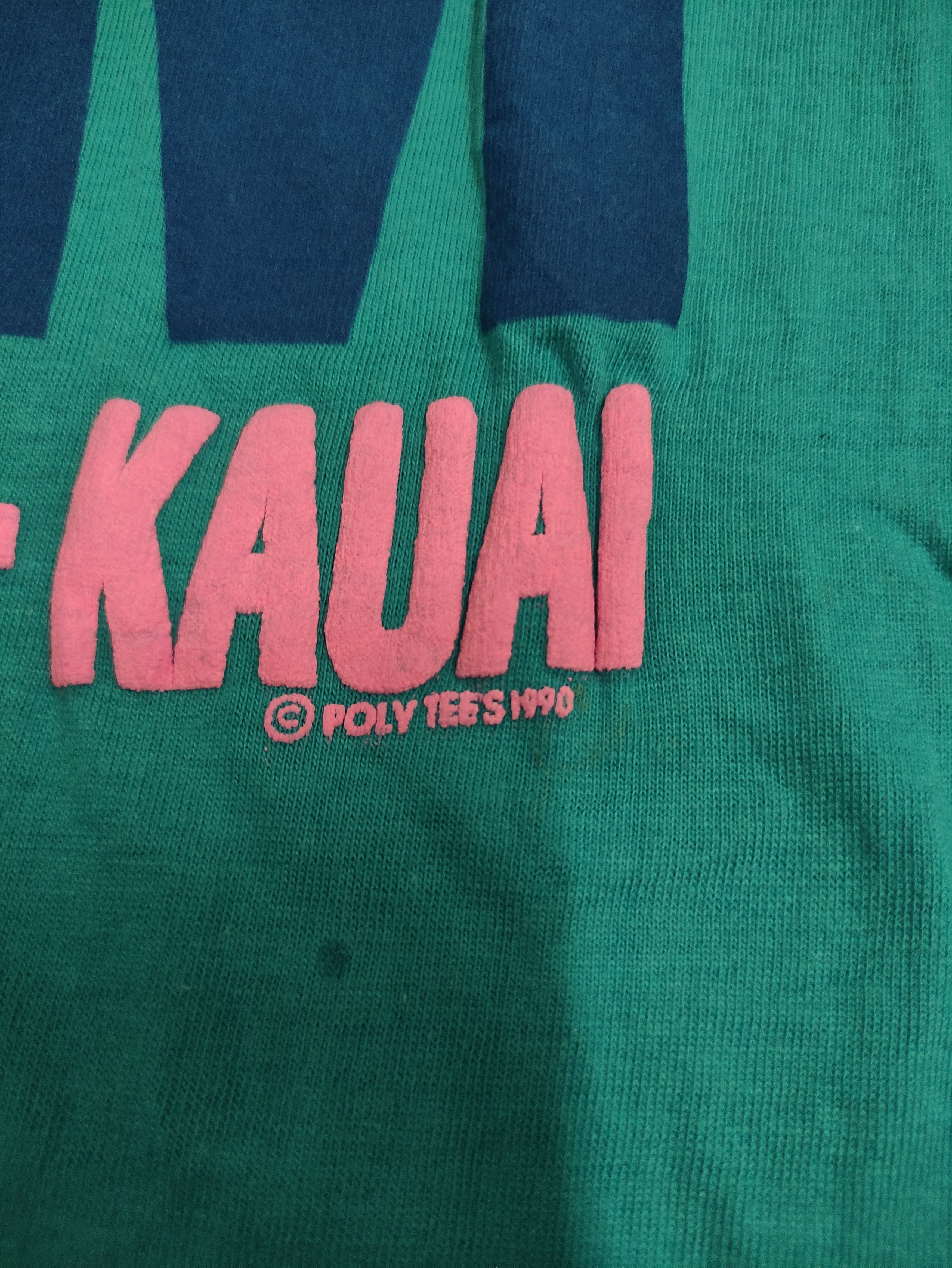 Vintage VINTAGE 90's POLY TEES 1990 BEACH BUM HAWAII Size US L / EU 52-54 / 3 - 4 Thumbnail