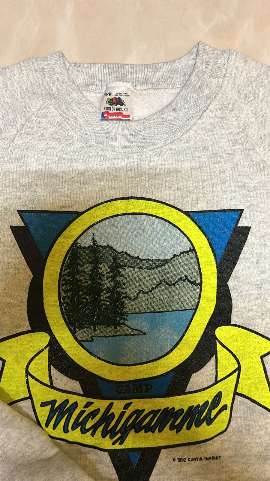 Vintage VTG SWEATSHIRT MICHIGAN NICE DISGN Size US S / EU 44-46 / 1 - 4 Thumbnail