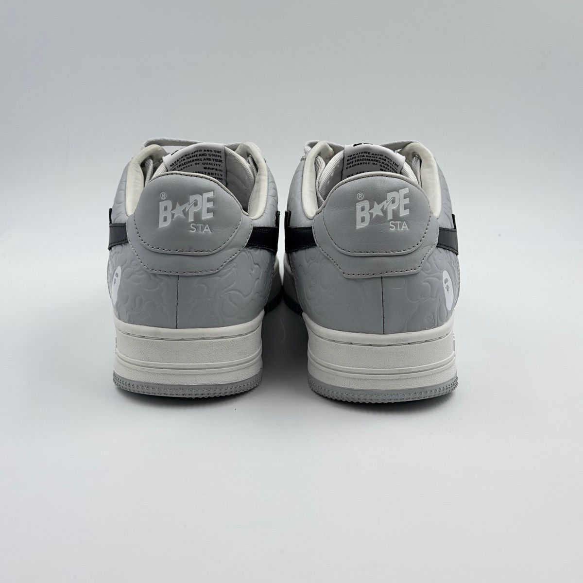 Bape A Bathing Ape Bapesta Grey/Black 2021 Size US 10 / EU 43 - 12 Thumbnail
