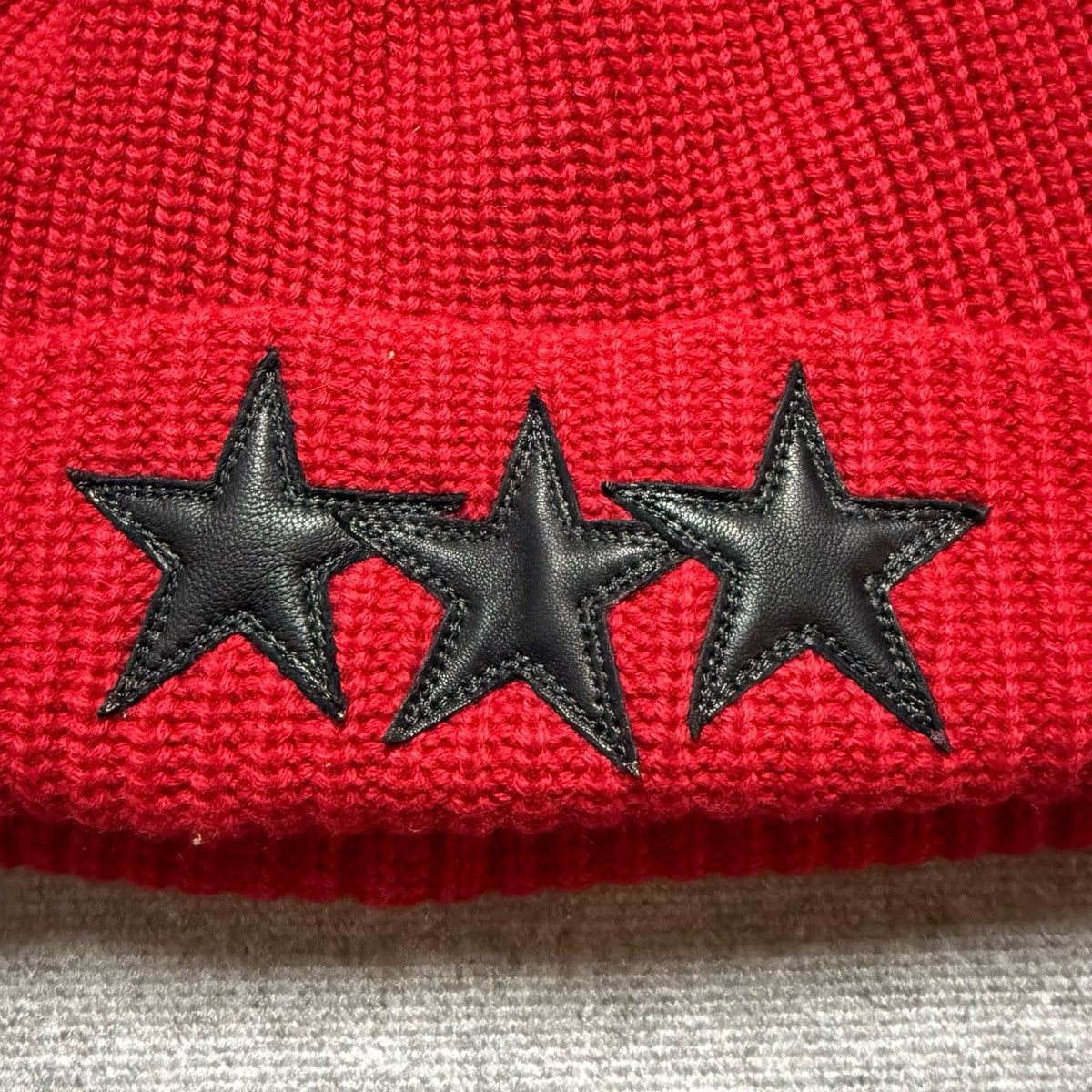 Chrome Hearts Chrome Hearts Star Patches Cashmere Beanie Size ONE SIZE - 2 Thumbnail