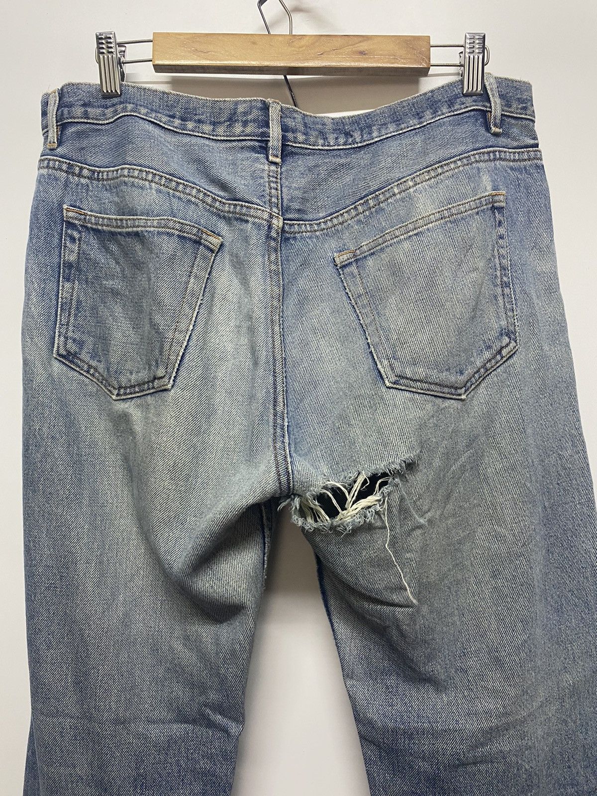 A.P.C. A.P.C Distressed Selvage Denim Jeans Pants Size US 34 / EU 50 - 5 Thumbnail