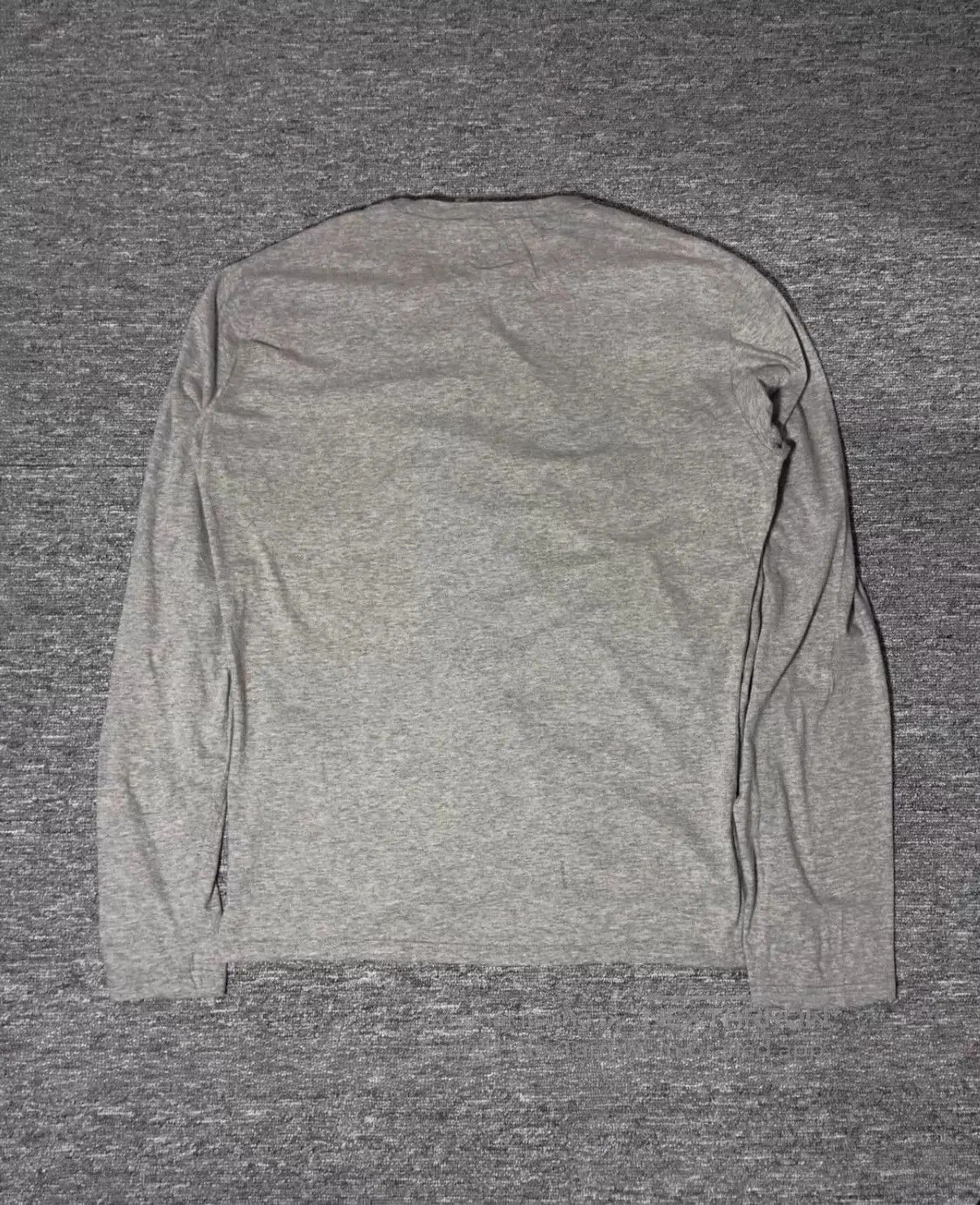 Helmut Lang Gray Long-Sleeve Crewneck Shirt. Size US M / EU 48-50 / 2 - 2 Thumbnail