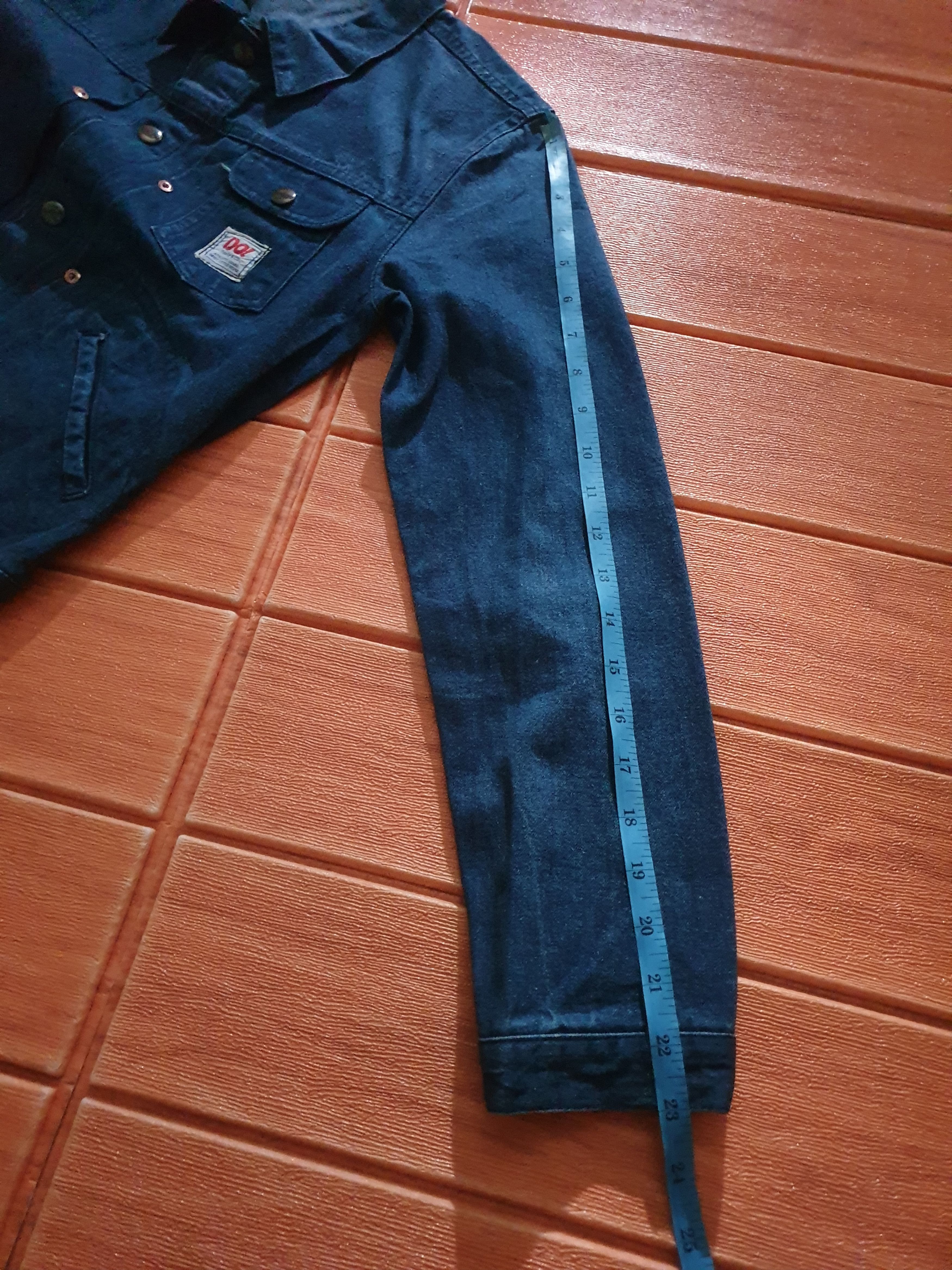 Japanese Brand 💥Vintage Do Family & Co Denim jacket Size US XXS / EU 40 - 9 Thumbnail