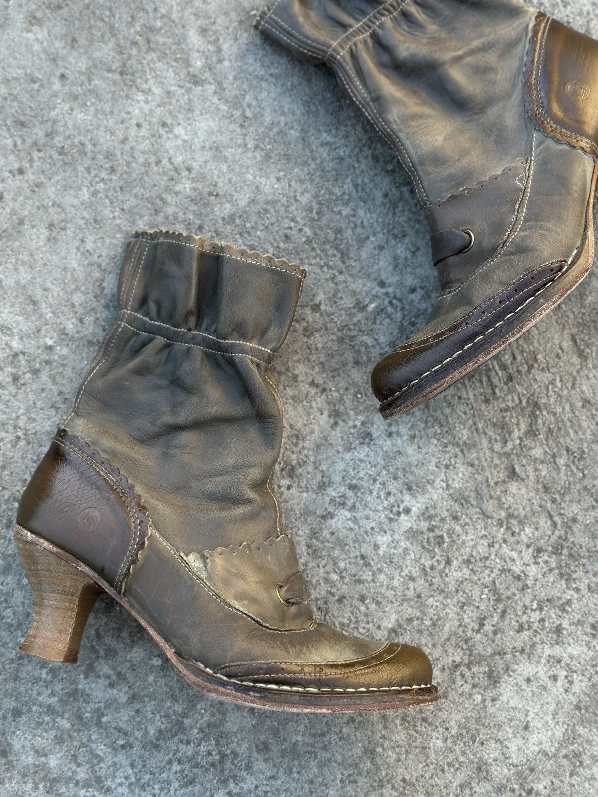Japanese Brand Vintage Japanese Style Neosens Leather Heels Y2K 00s USA Size US 9 / IT 39 - 5 Thumbnail