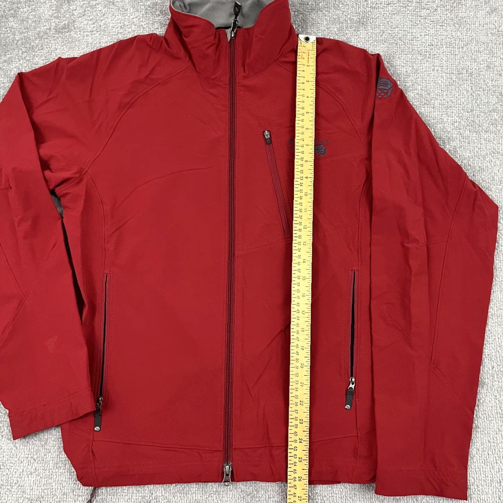 Mountain Hardwear Mountain Hardwear Jacket Men Medium Red Softshell Full Zip Pocket Hiking Outdoor Size US M / EU 48-50 / 2 - 4 Thumbnail