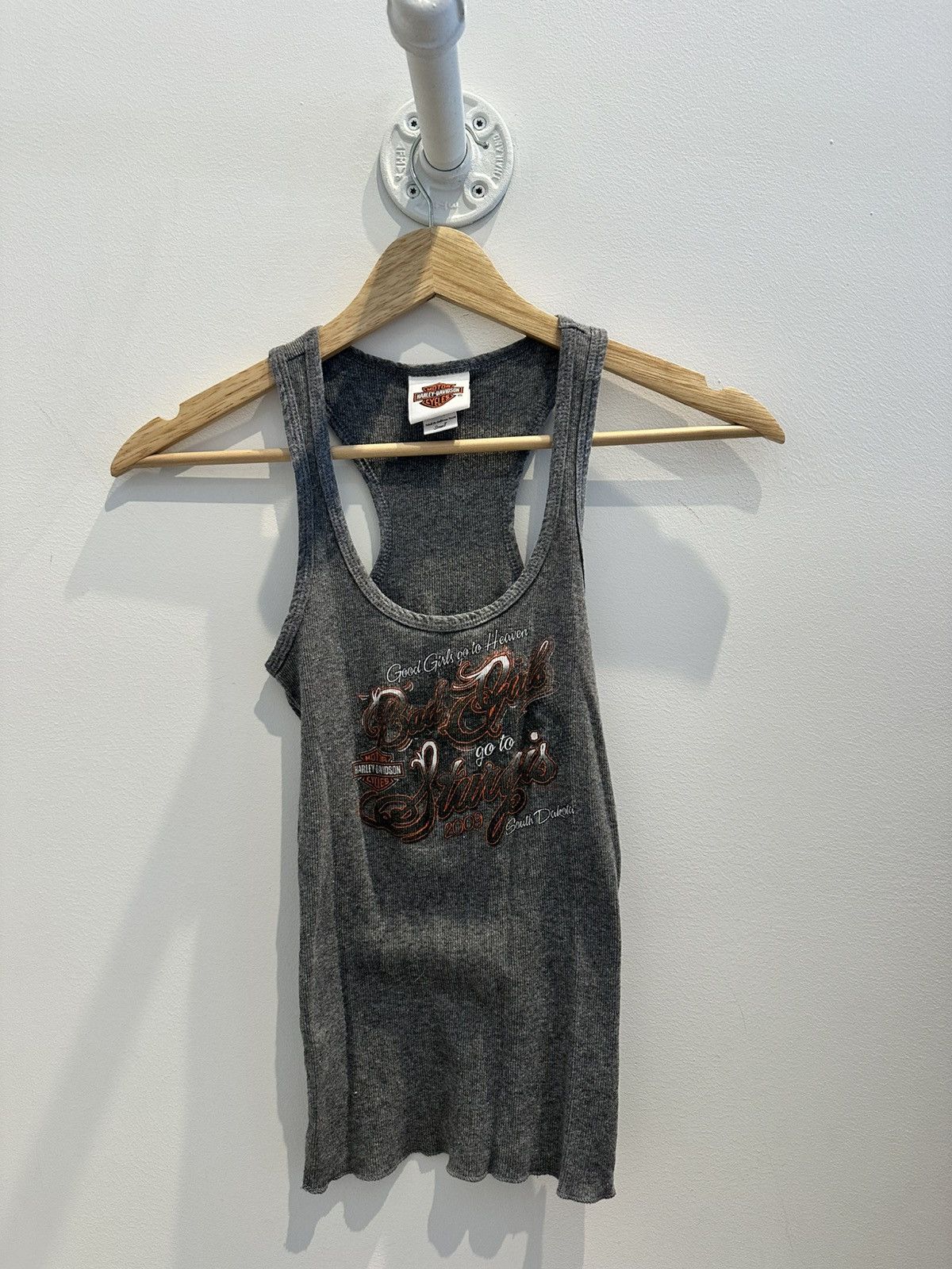 Harley Davidson Vintage Harley-Davidson racerback tank top 🏍️ Size S / US 4 / IT 40 - 2 Thumbnail