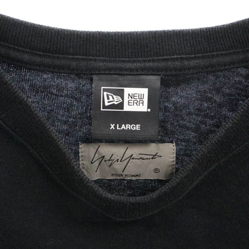 Yohji Yamamoto Yohji Yamamoto 19AW ×NEW ERA LOGO S/S TEE Size US XL / EU 56 / 4 - 5 Thumbnail