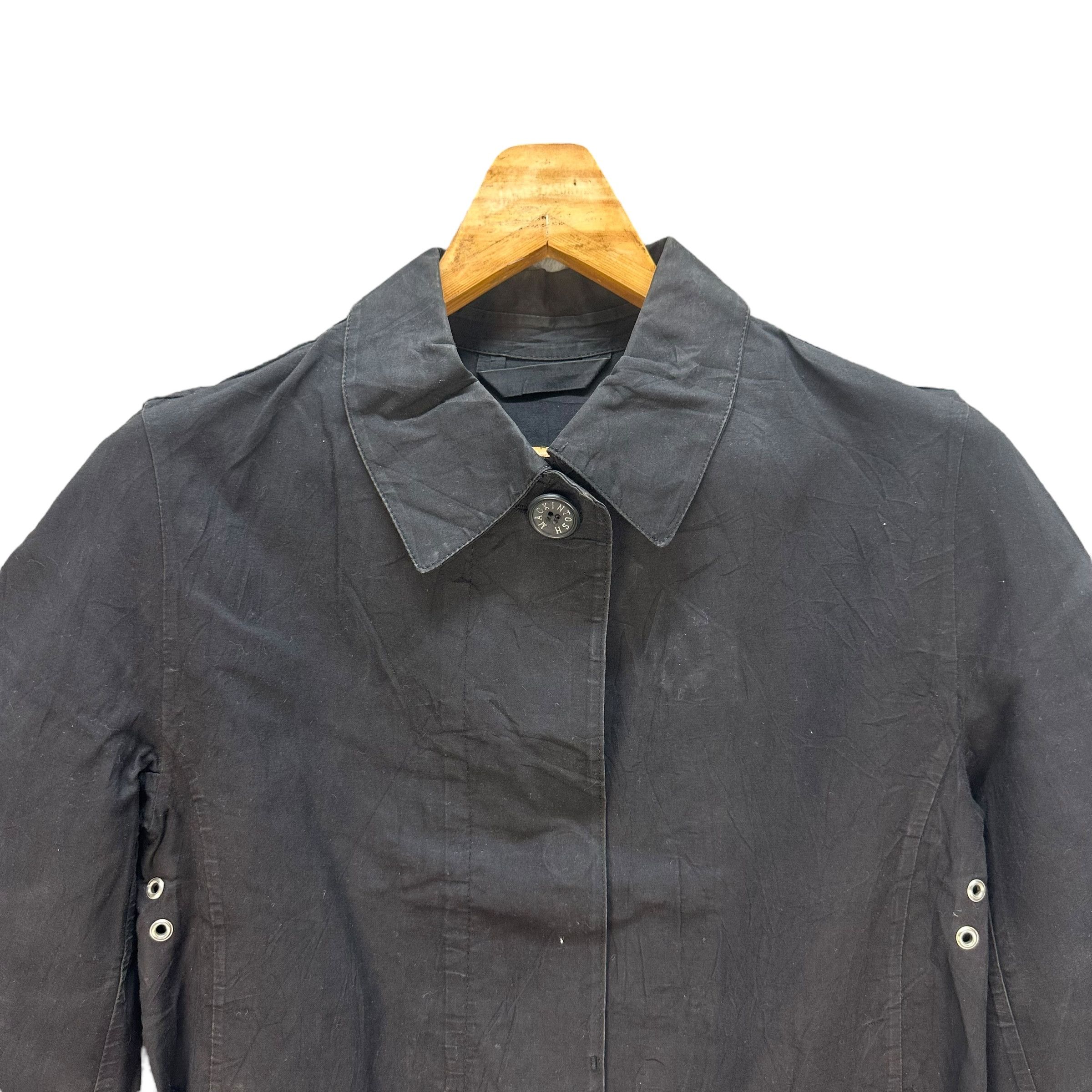 Mackintosh Mackintosh Genuine Handmade Cotton Rubber Overcoat #A7-0175 Size XS / US 0-2 / IT 36-38 - 2 Thumbnail