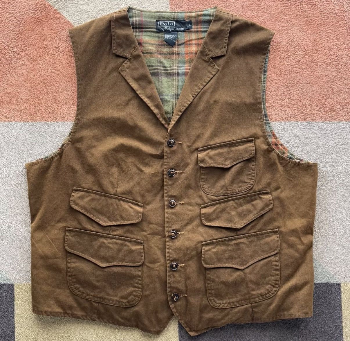 Polo Ralph Lauren Ralph Lauren Polo Waxed Canvas Vest K22 Size US L / EU 52-54 / 3 - 1 Thumbnail