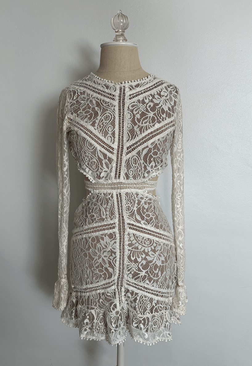 For Love & Lemons Emerie Lace Dress Size S / US 4 / IT 40 - 1 Thumbnail