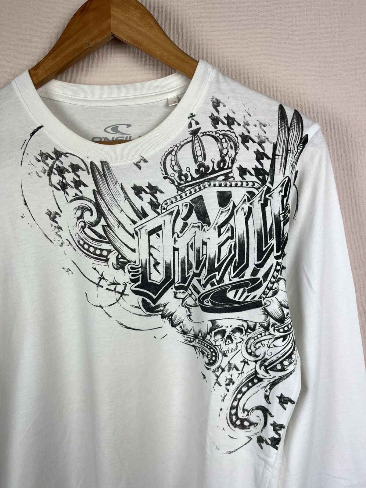 O'Neill Vintage y2k 00s oneill long sleeve tee t-shirt white skate Size US M / EU 48-50 / 2 - 3 Thumbnail