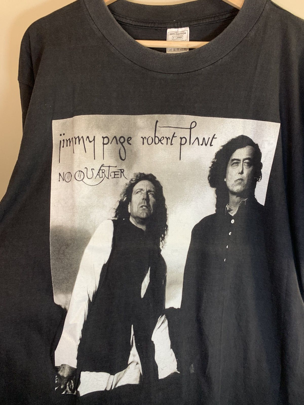 Band Tees × Led Zeppelin × Vintage *RARE* Vintage 90s Led Zeppelin No Quarter Tour Band Shirt Size US XL / EU 56 / 4 - 3 Thumbnail