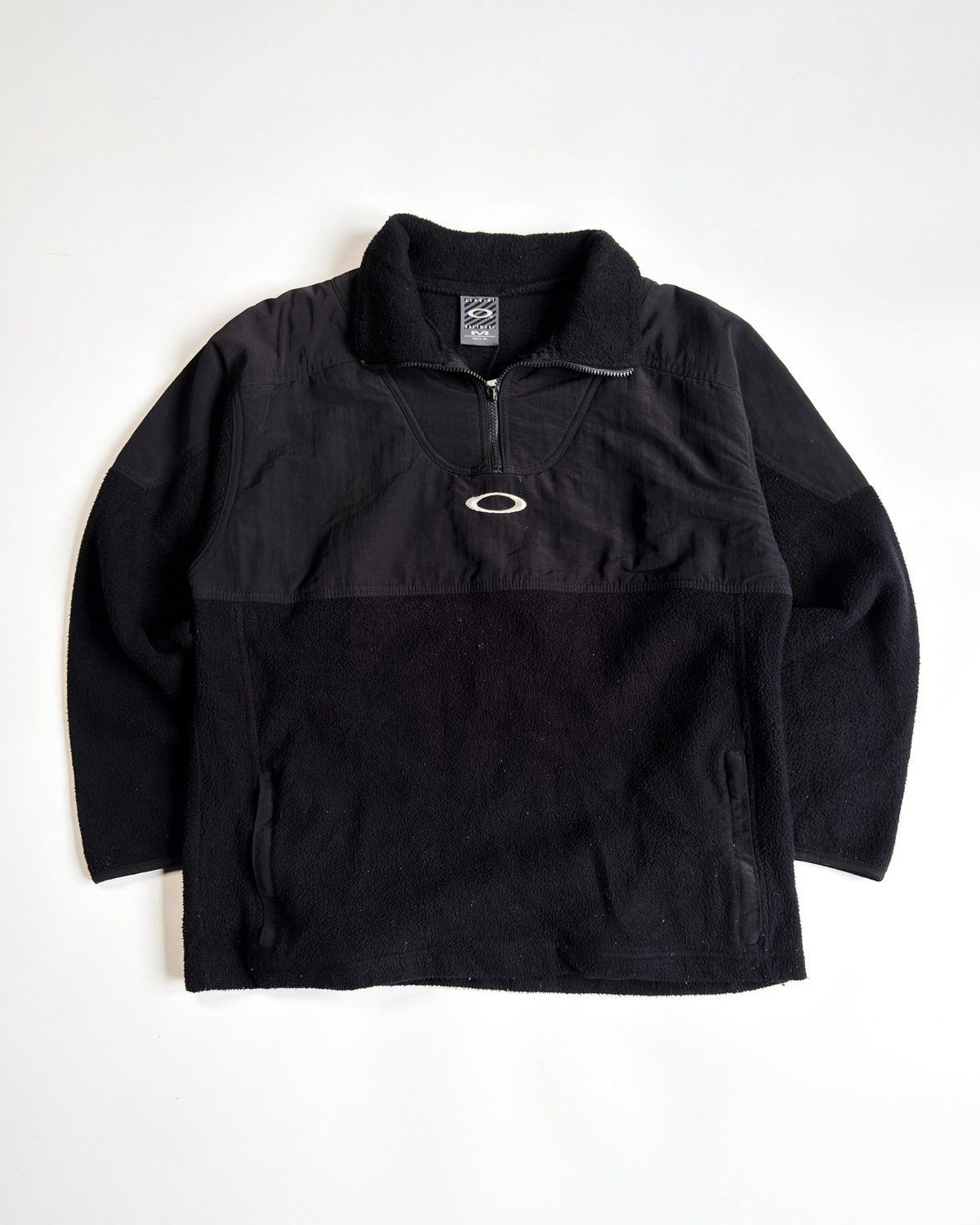 Oakley Vintage 90s Oakley Software Quarter Zip Pullover Jacket Size US M / EU 48-50 / 2 - 1 Thumbnail
