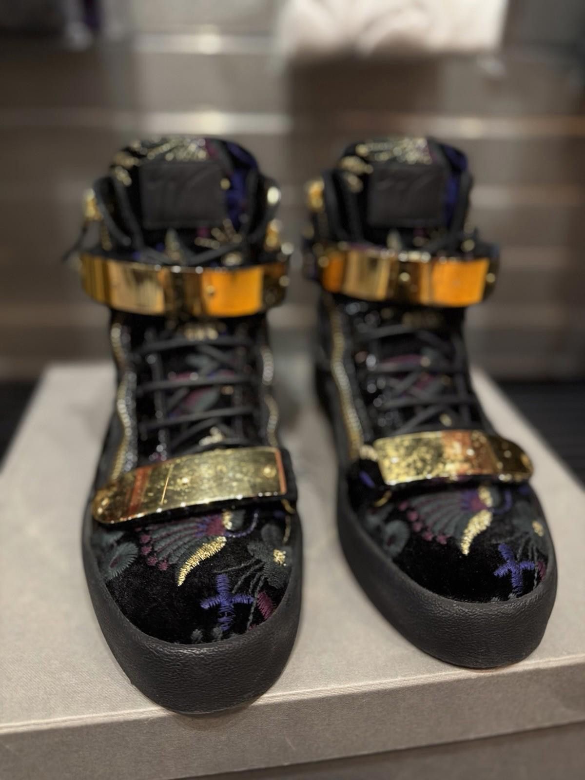 Giuseppe Zanotti Guissepe Zanotti Mens High-Top Shoes Size EU44 US11 $995 Size US 11 / EU 44 - 8 Thumbnail