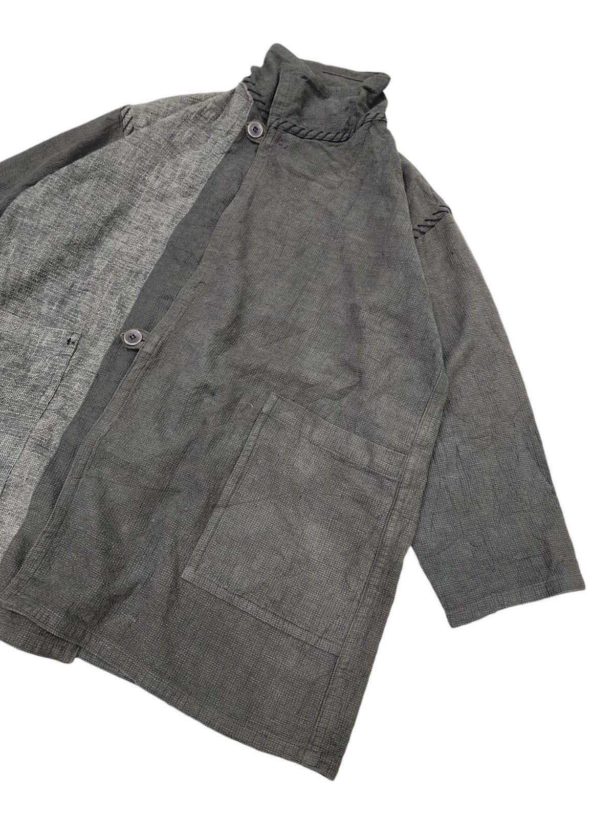 Issey Miyake 💥ARCHIVAL Plantation Issey Miyake Raw Oversize Light Jacket Size US M / EU 48-50 / 2 - 2 Thumbnail
