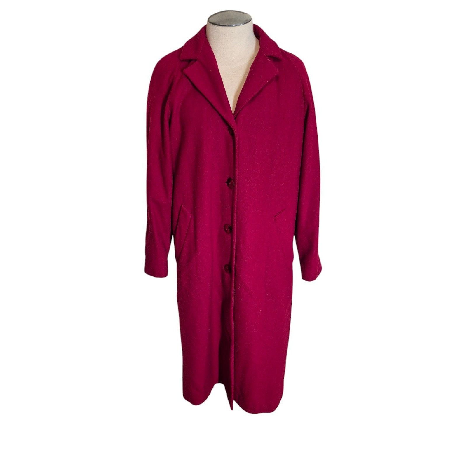 Other Kristen Blake Vintage Wool Coat Felted Wool Long Dress Coat Size L / US 10 / IT 46 - 1 Thumbnail
