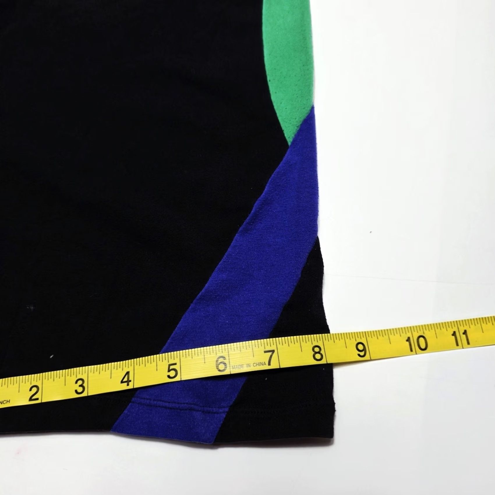 Spalding VINTAGE Spalding Women’s Biker Gym Athletic Shorts Black Green Purple Retro 80s/90s 2XL Women’s Athletic Shorts Elastic Waist Biker Theme Mens? Size 40" / US 18 - 7 Thumbnail