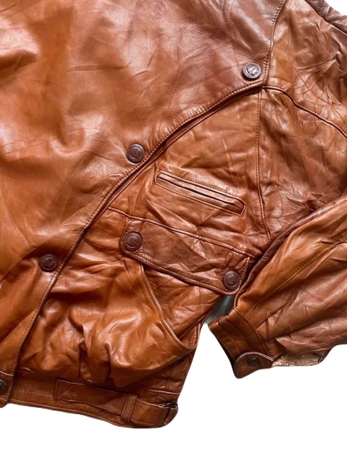 Genuine Leather Vintage 90’s leather jacket by epiderme paris Size US XXL / EU 58 / 5 - 7 Thumbnail