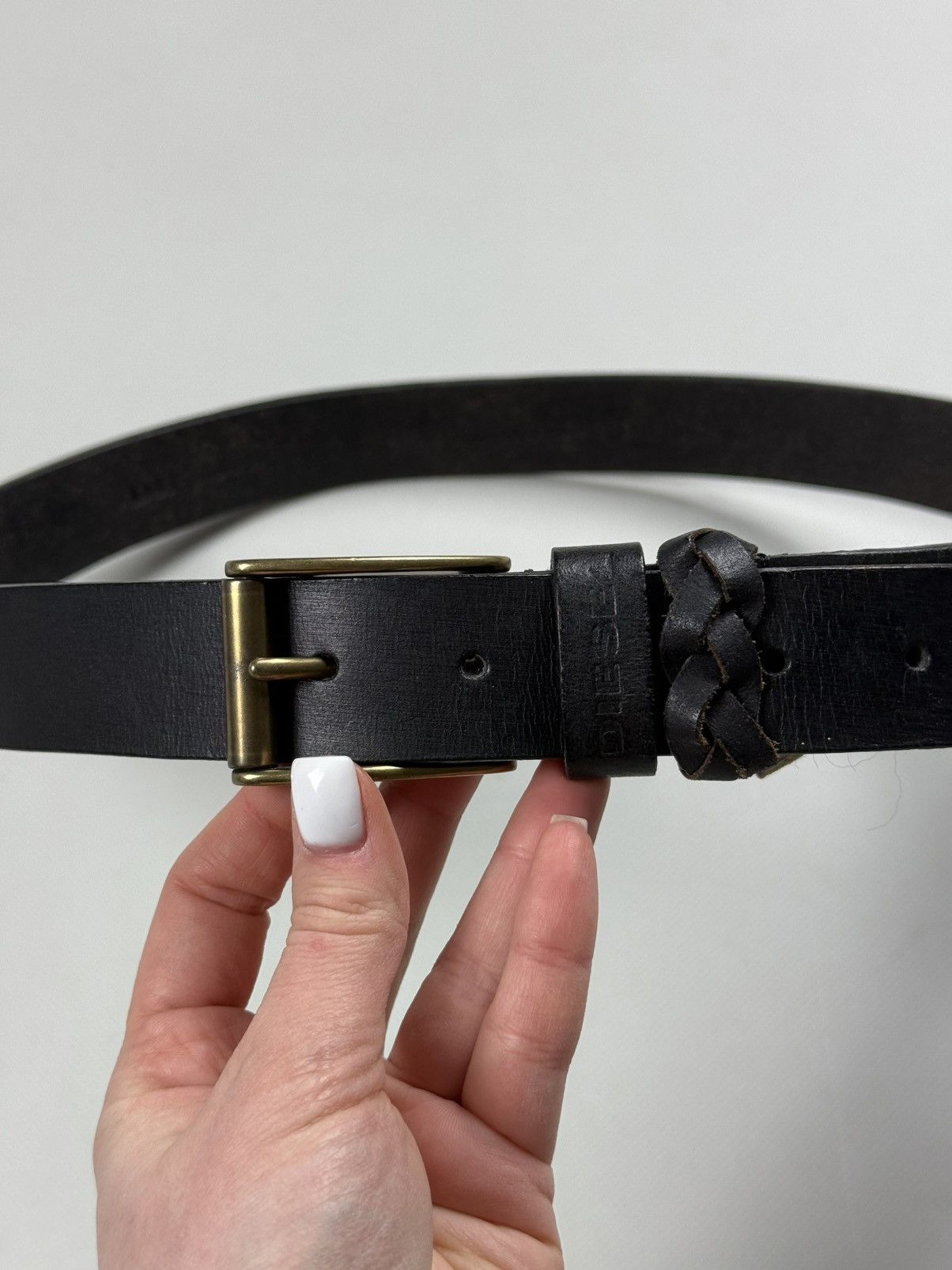 Diesel Diesel Vintage Leather Y2K Western Belt Size 95 Cm / 38 In Size 38 - 14 Thumbnail
