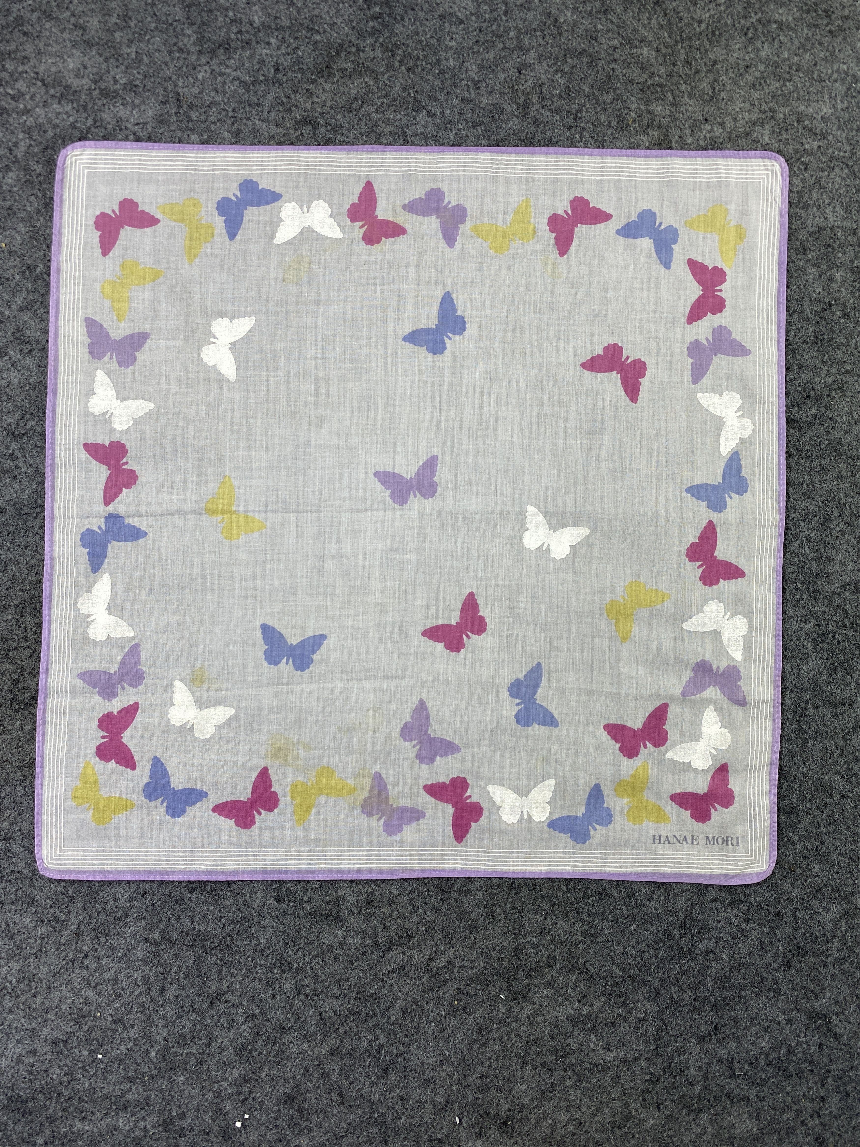 Hanae Mori Hanae Mori Handkerchief / Bandana / Neckerchief-B357 Size ONE SIZE - 3 Thumbnail