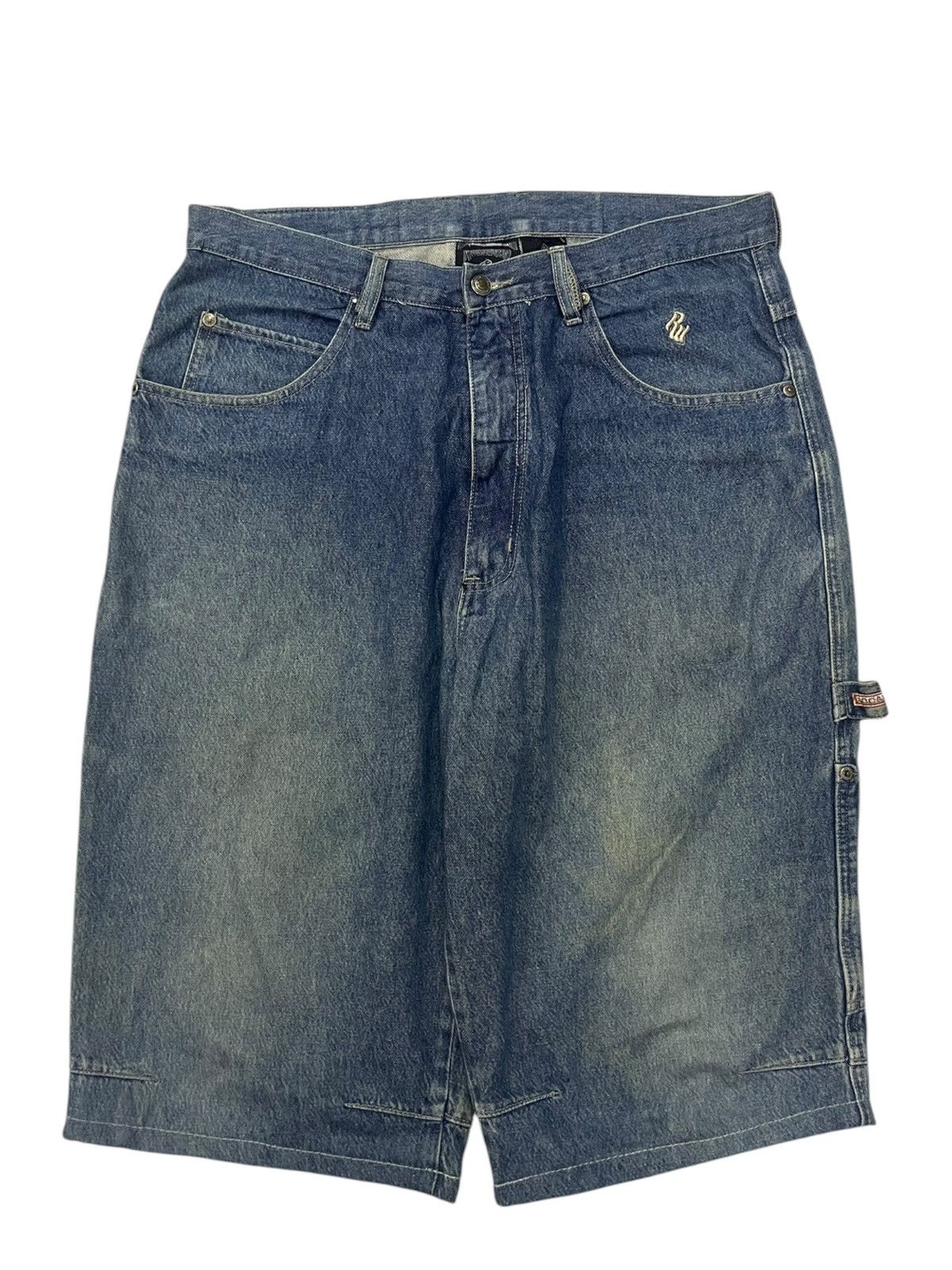 JNCO Y2K Rocawear Double Pocket Carpenter Jorts Size US 36 / EU 52 - 2 Thumbnail