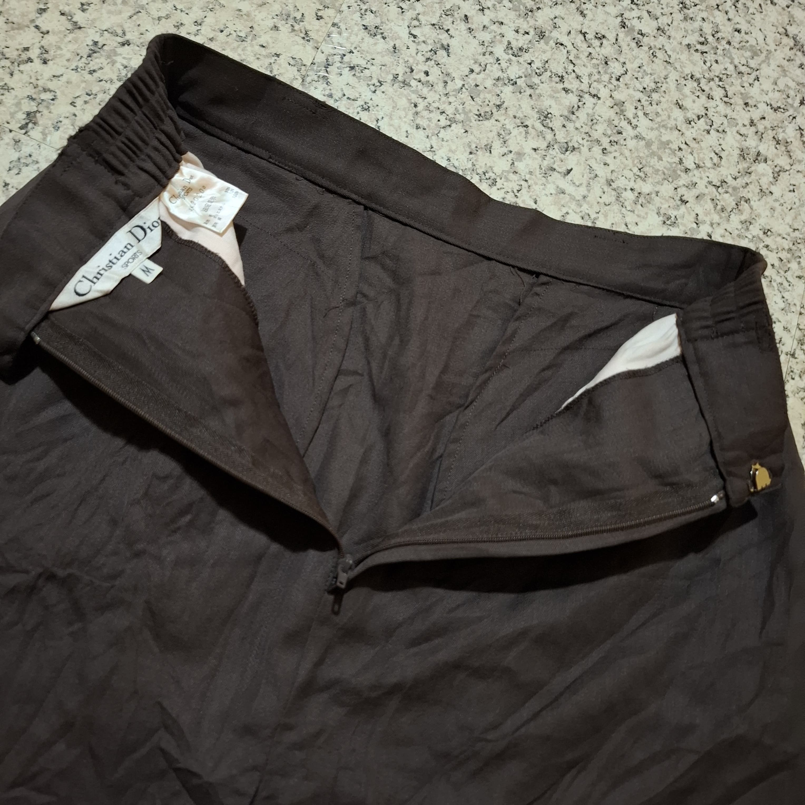 Dior Vintage Christian Dior Sports Japan Wool Blend Skirt Size 26" / US 2 / IT 38 - 8 Thumbnail