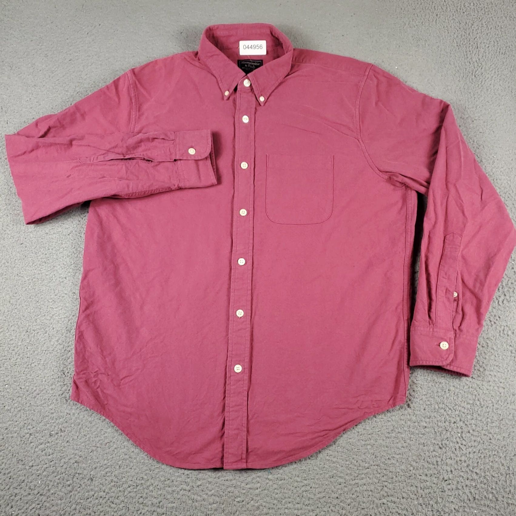 Abercrombie & Fitch Abercrombie & Fitch Button-Up Shirt Mens XL Pink Casual Long Sleeve Woven Classic Size US XL / EU 56 / 4 - 2 Thumbnail