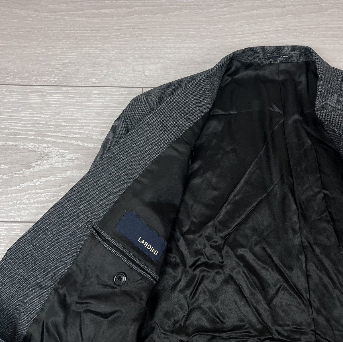 Lardini Lardini Italy Grey Wool Two Buttons Blazer 54 Size Size 48R - 8 Thumbnail