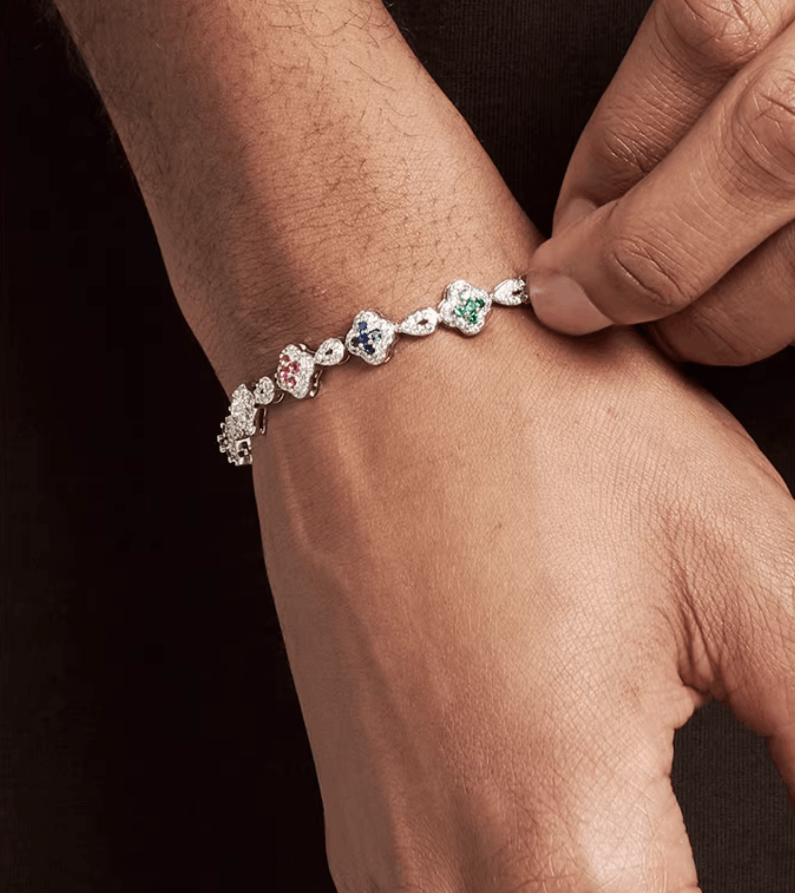 Jewelry Flower Bracelet Size ONE SIZE - 3 Thumbnail