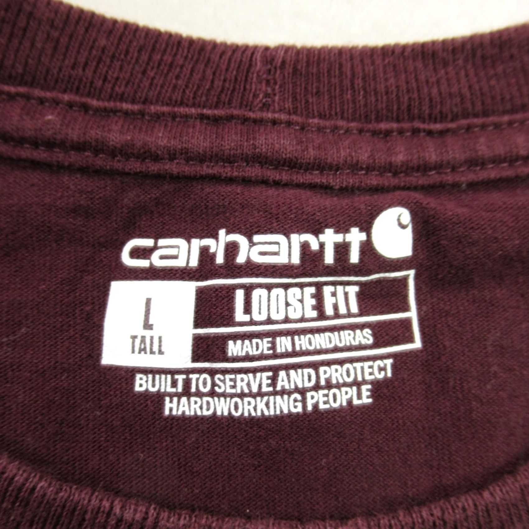 Carhartt Carhartt Mens Shirt Large Tall Short Sleeve Crew Neck Loose Lightweight Pocket Size US L / EU 52-54 / 3 - 4 Thumbnail