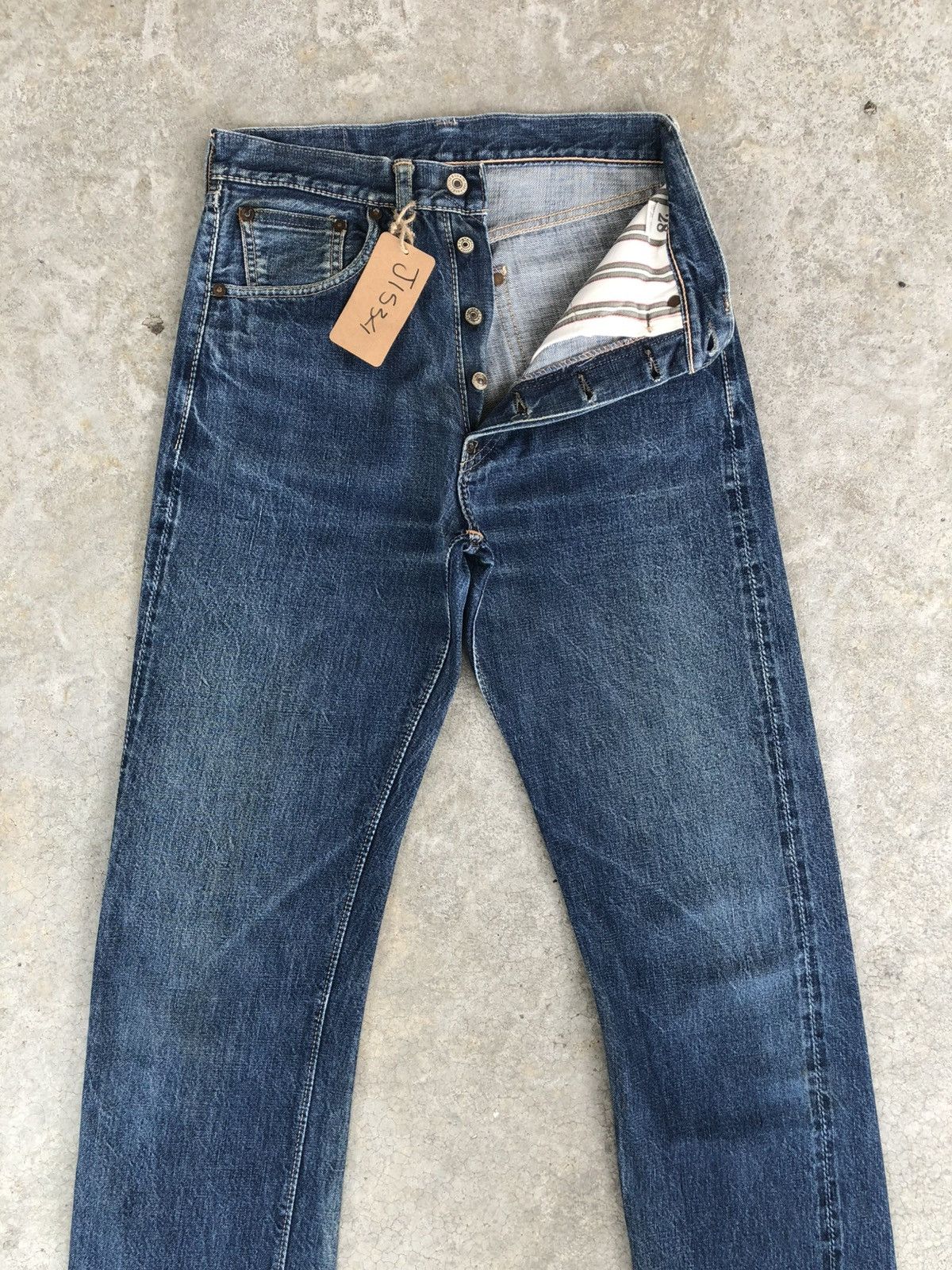 Warehouse & Co. Japanese Warehouse Duck Digger Selvedge Denim Diatressed Size US 28 / EU 44 - 3 Thumbnail