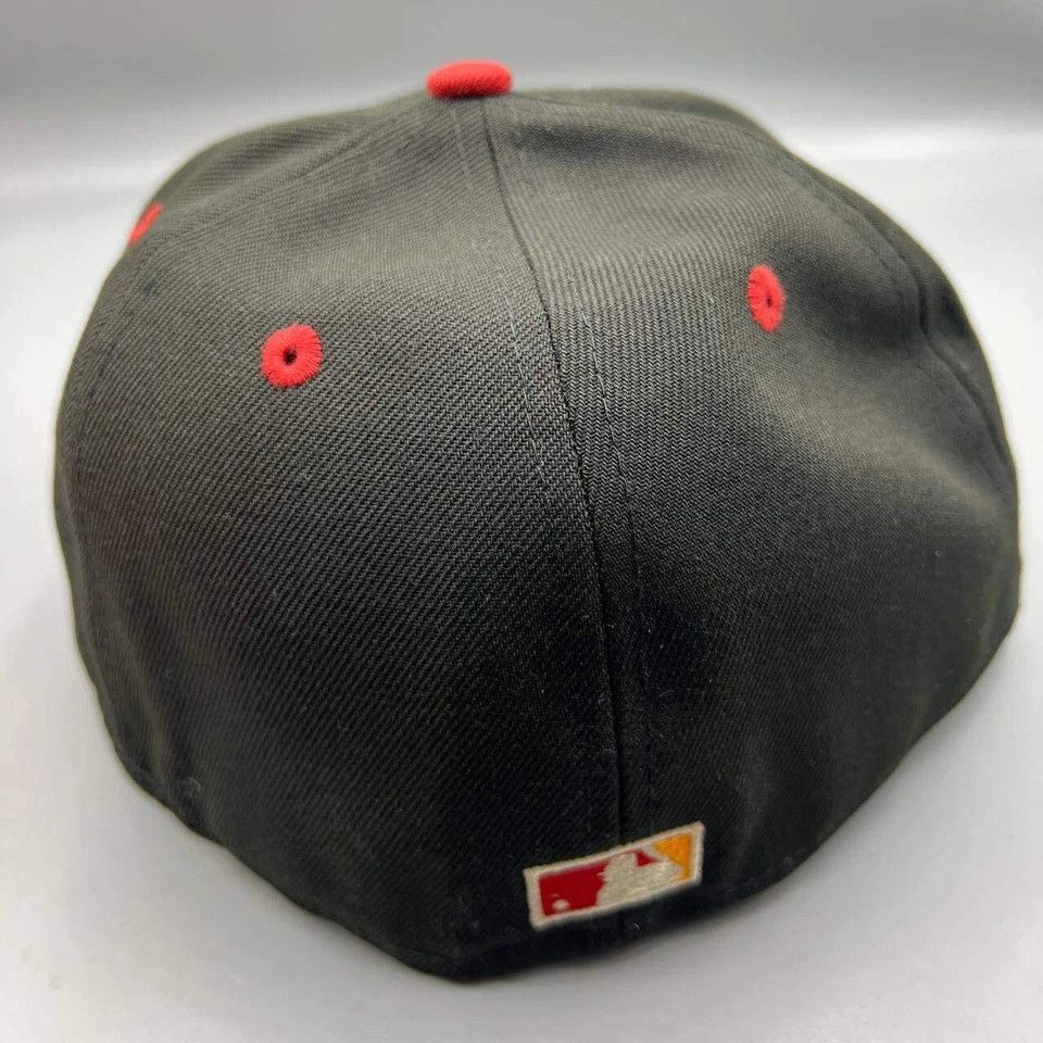 New Era Houston Astros Hat Men 7 3/8 59Fifty New Era MLB Fitted Cap Size ONE SIZE - 5 Thumbnail