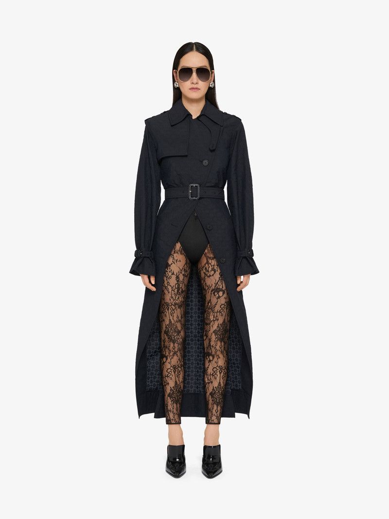 Givenchy o1w1db10326 Opened Trench Coat in Navy Size XS / US 0-2 / IT 36-38 - 2 Thumbnail