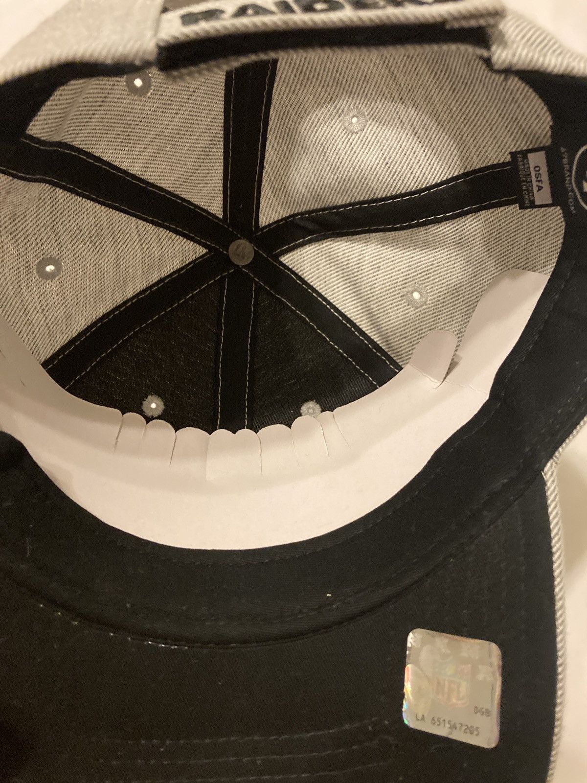 47 Brand Las Vegas Los Angeles Oakland Raiders 47 Brand OSFA nwt cap Size ONE SIZE - 9 Thumbnail