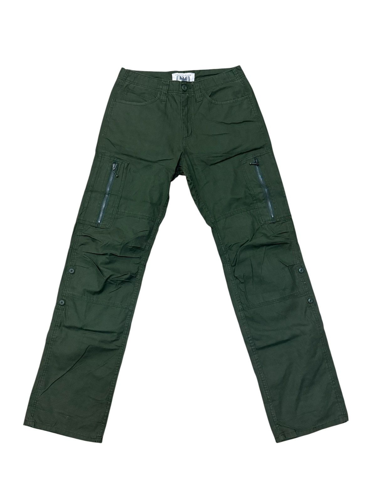 Japanese Brand Vintage FAMOUS FUNCTION GARMET Carpenter Cargo Pants W30X32. Size US 30 / EU 46 - 1 Thumbnail