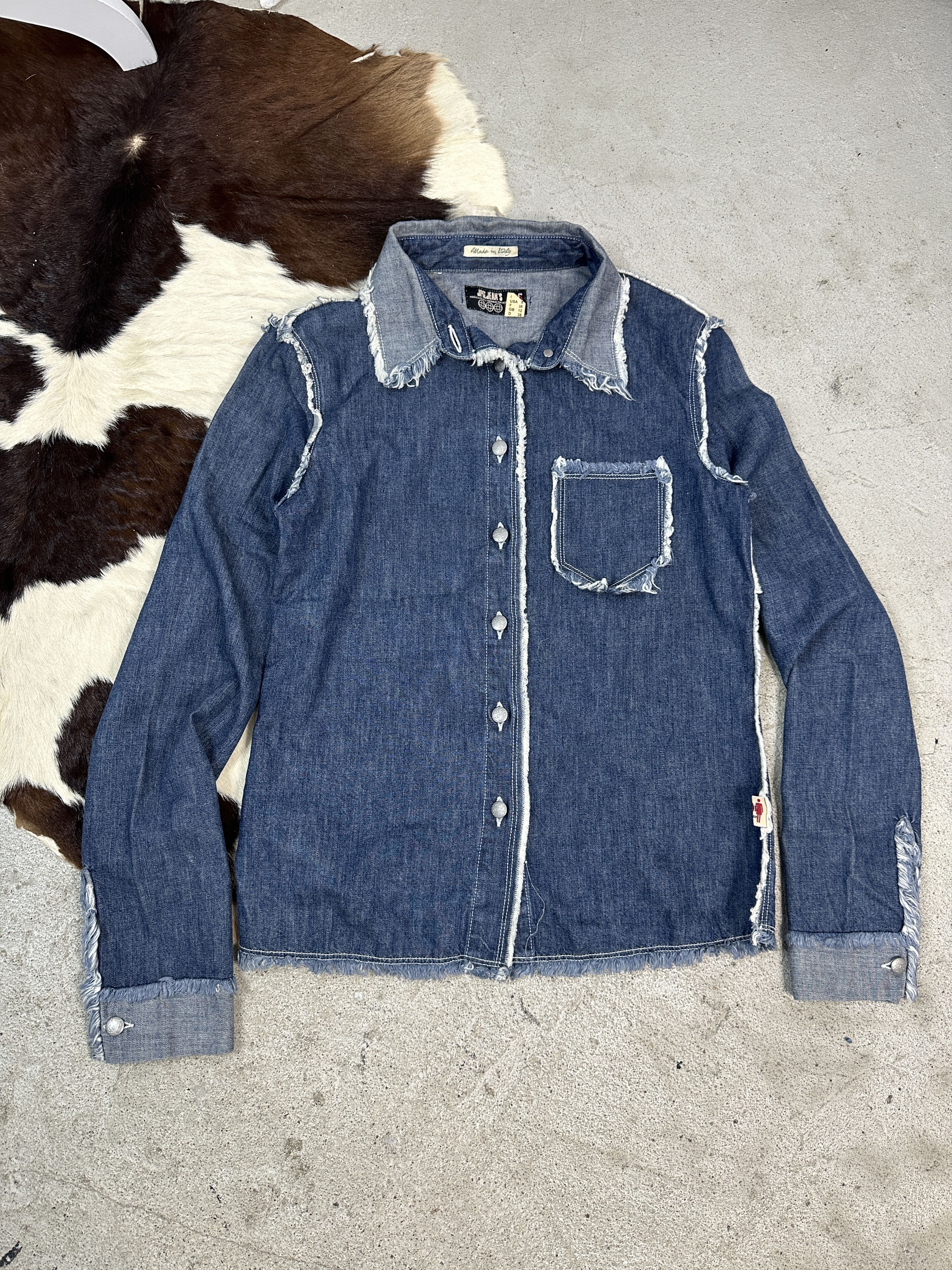 Jean Paul Gaultier × Vintage Jean Paul Gaultier Denim Shirt Size US M / EU 48-50 / 2 - 1 Thumbnail