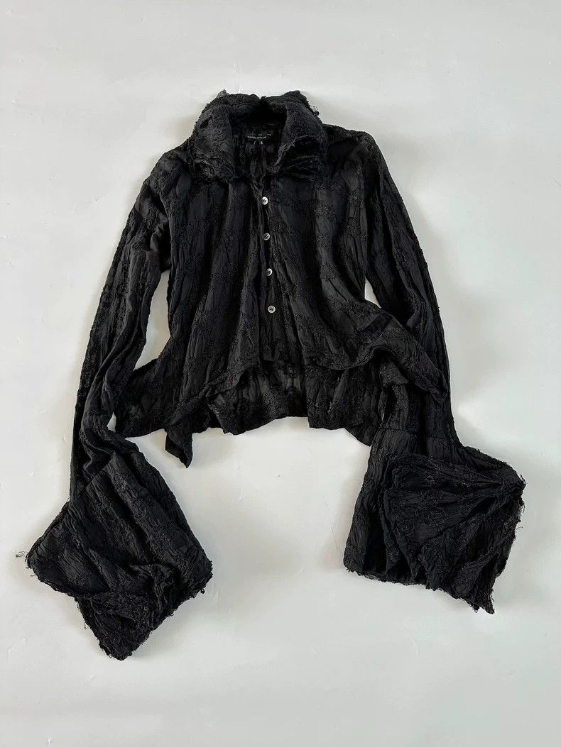 Junya Watanabe Junya Watanabe 2004 Runway Embroidered Shirt Size S / US 4 / IT 40 - 1 Thumbnail