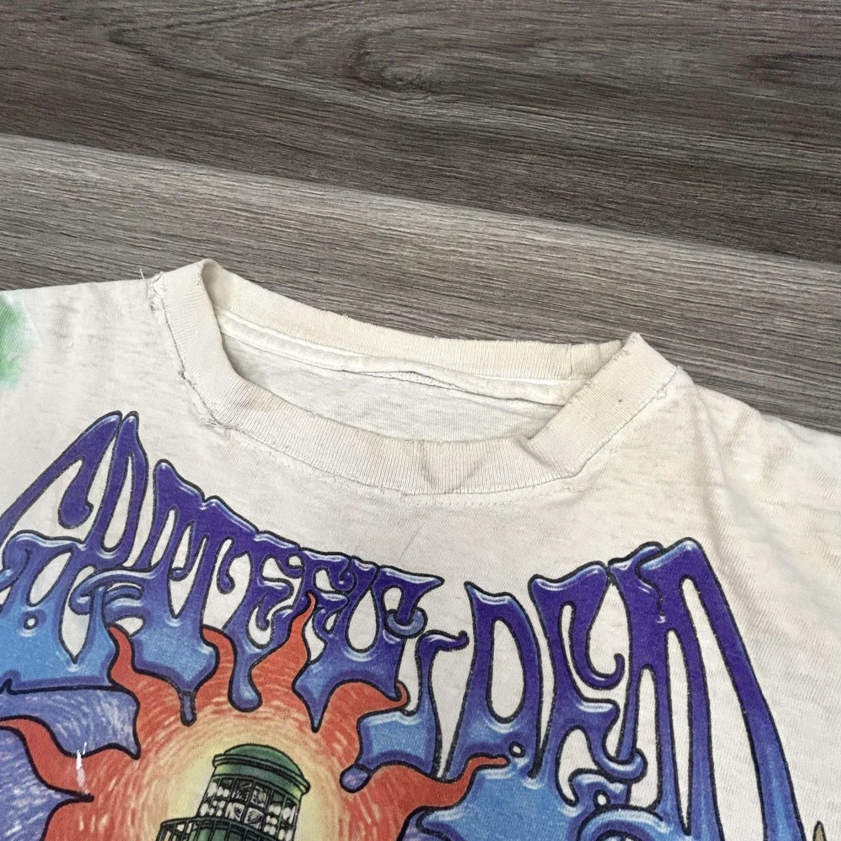 Liquid Blue Vintage Grateful Dead Shirt Mens XL Tie Dye Lighthouse Skeleton 2000 GDP Ocean Shirt Size US XL / EU 56 / 4 - 6 Thumbnail