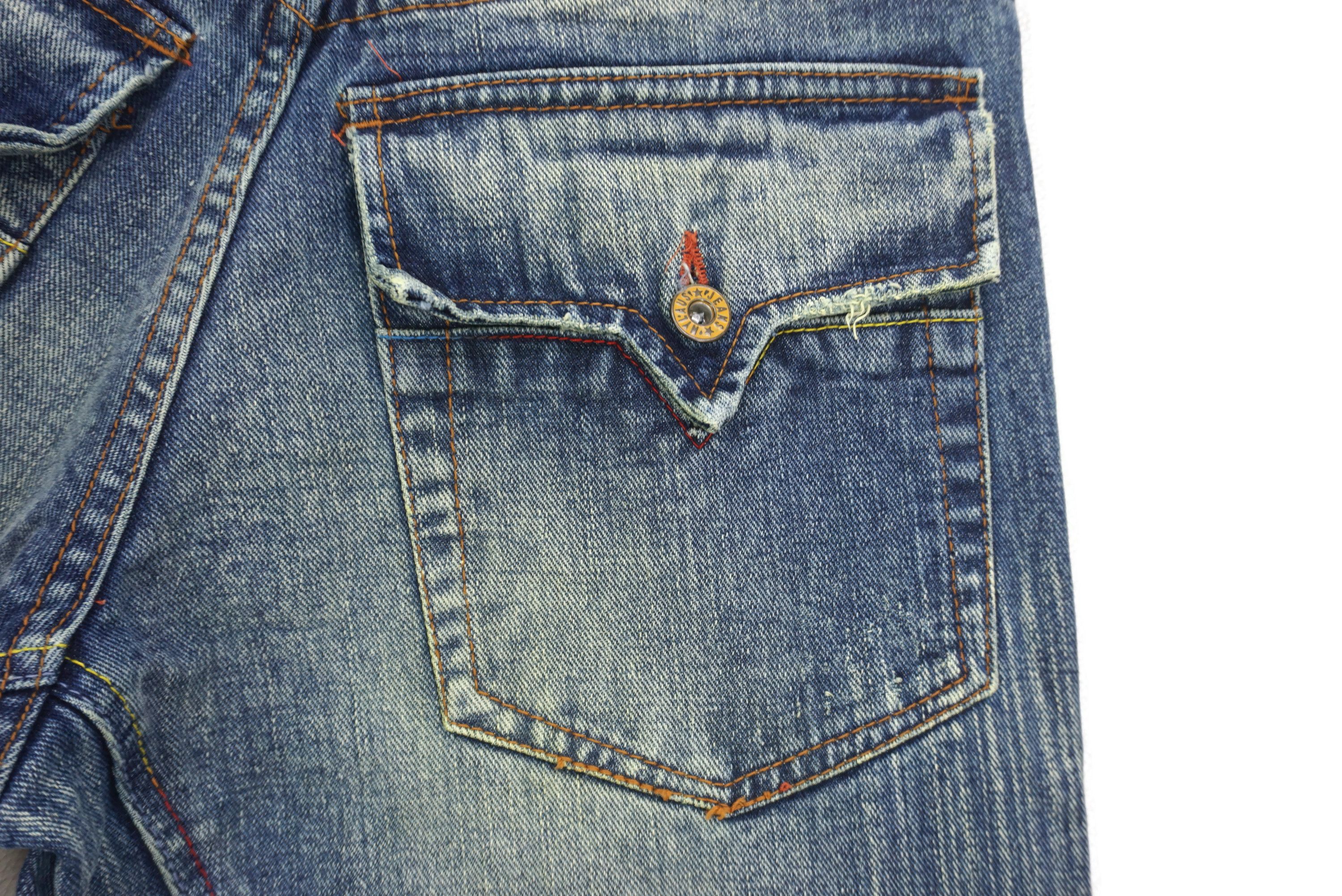 Japanese Brand Nylaus Jeans Size W30xL30.5 Low Rise Straight Leg Denim Size US 30 / EU 46 - 7 Thumbnail