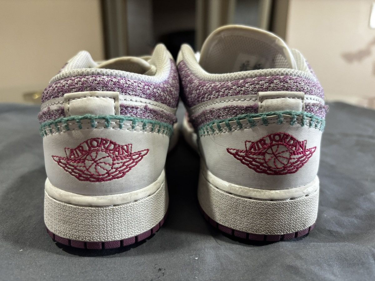 Nike Air Jordan 1 Low SE “Knit” Size US 4.5 / IT 34.5 - 5 Thumbnail