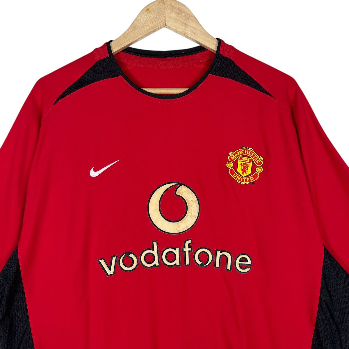 Nike 🔥 2004 Manchester United Nike Vodafone Size US XL / EU 56 / 4 - 3 Thumbnail