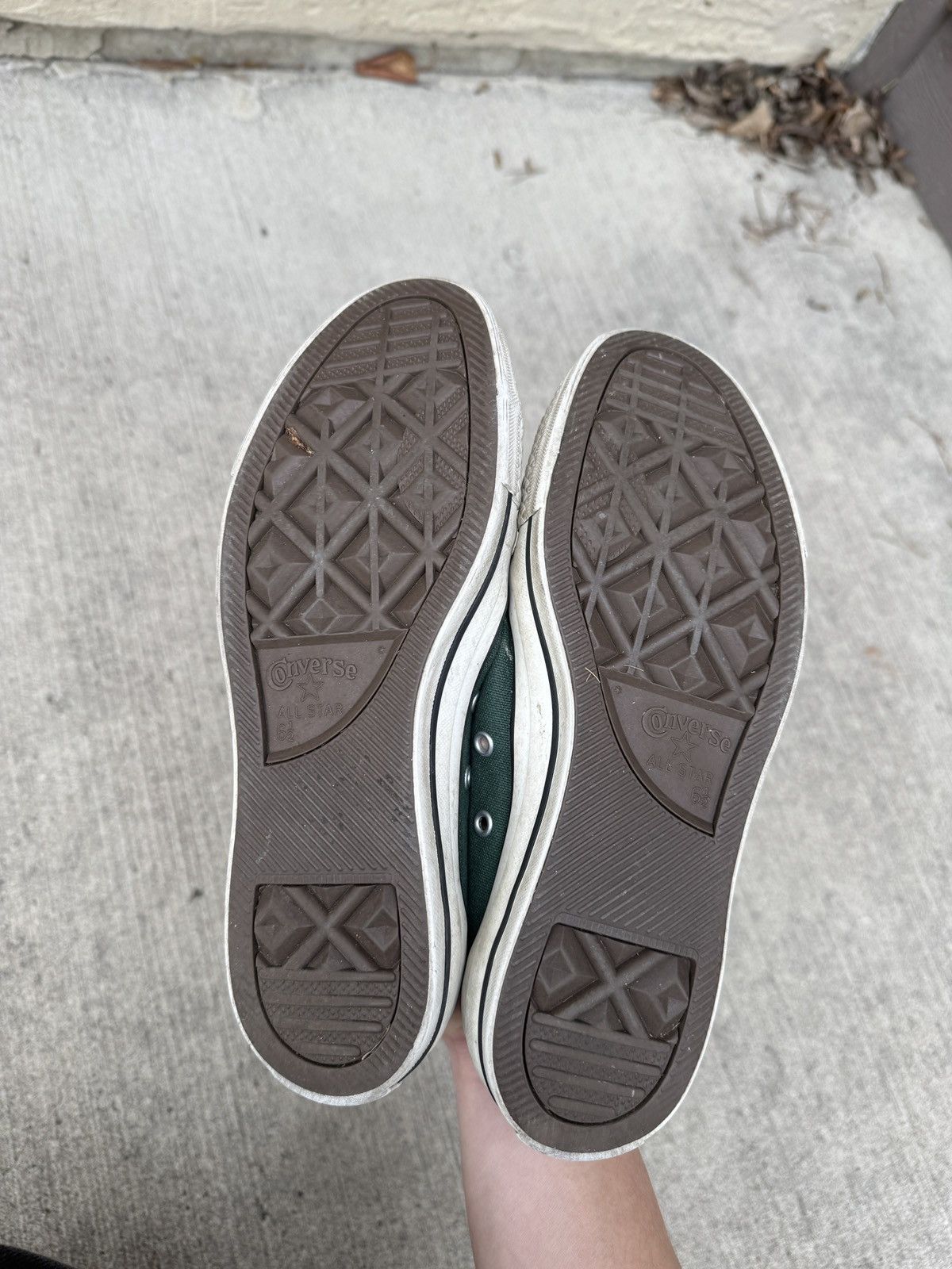 Converse FOREST GREEN CONVERSE ALL STAR CHUCK TAYLOR SNEAKERS Size US 6.5 / EU 39-40 - 8 Thumbnail