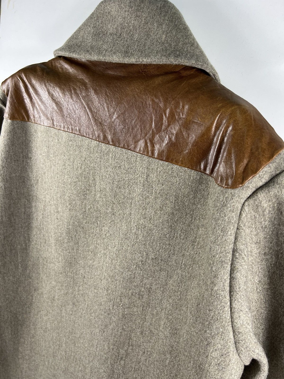 Paul Smith 🔥Super Private Collection🔥 Duffle Coat w/ Leather Part Size US M / EU 48-50 / 2 - 16 Thumbnail