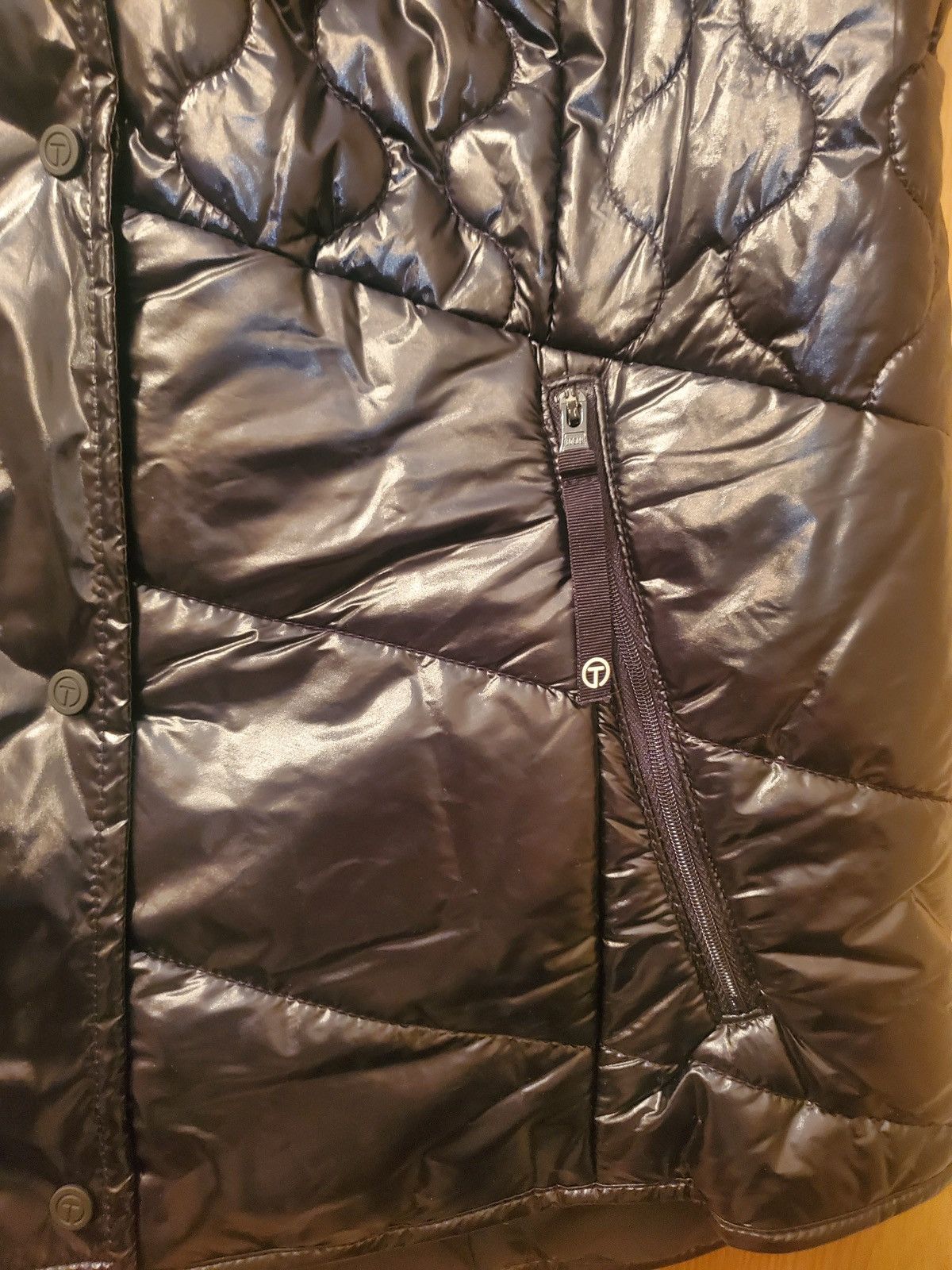 Talbots NWT T by Talbots High Shine High-Low Hem Quilted Puffer Vest Size XL / US 12-14 / IT 48-50 - 21 Thumbnail