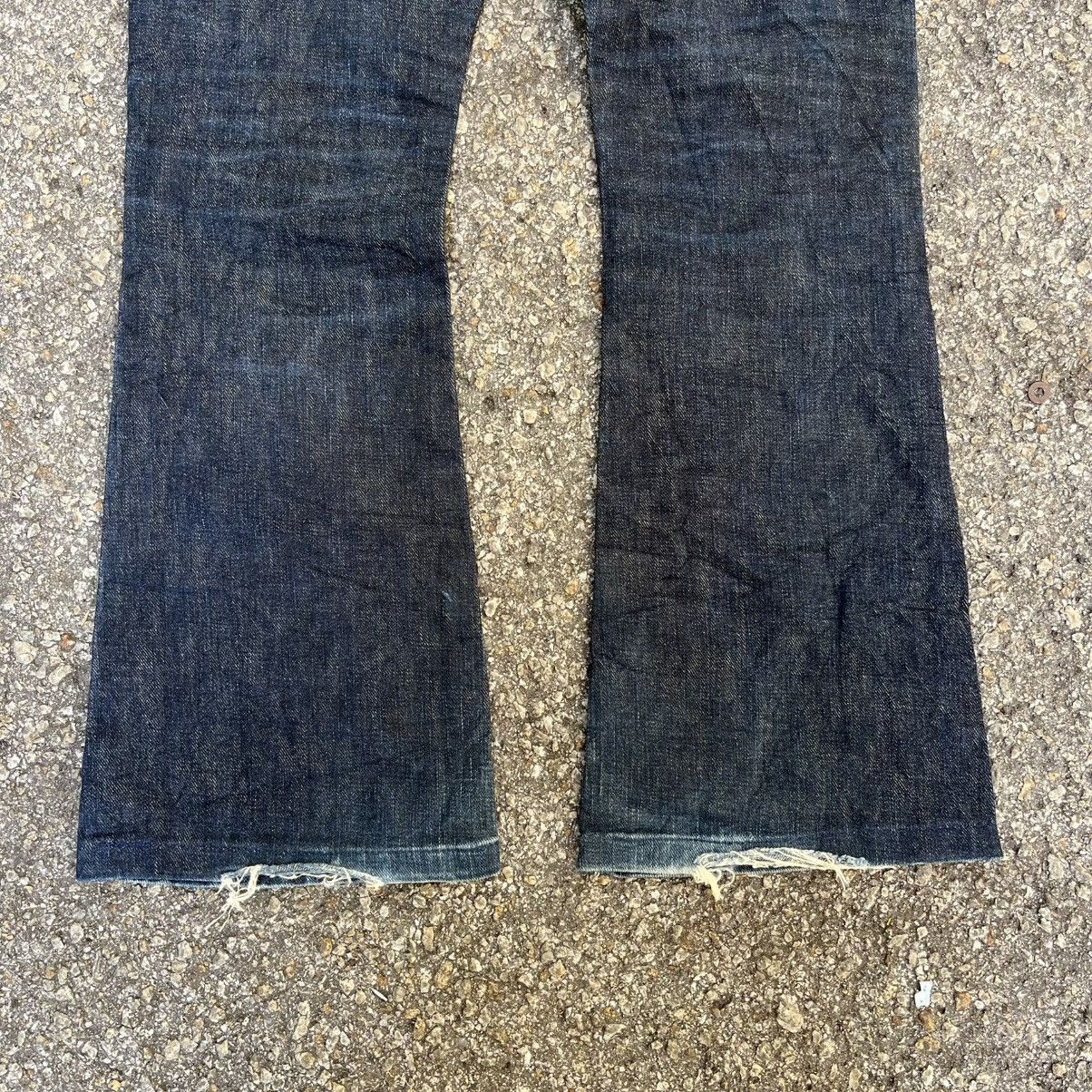 Hysteric Glamour Flared Vintage Tokyo Jeans Japan Snake Leather Flare Denim Size US 31 - 11 Thumbnail
