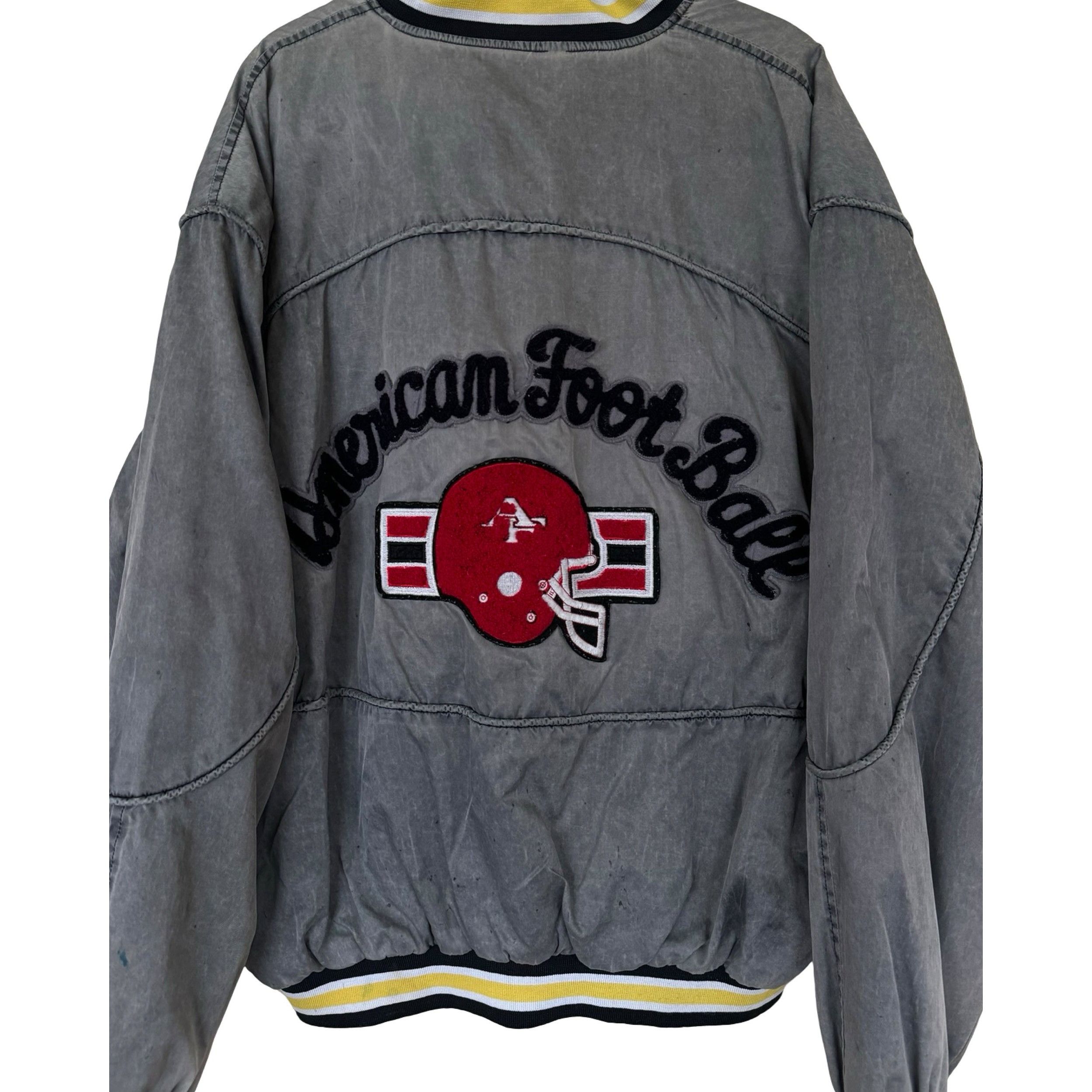 Vintage American Football Bomber Jacket Size US XL / EU 56 / 4 - 3 Thumbnail