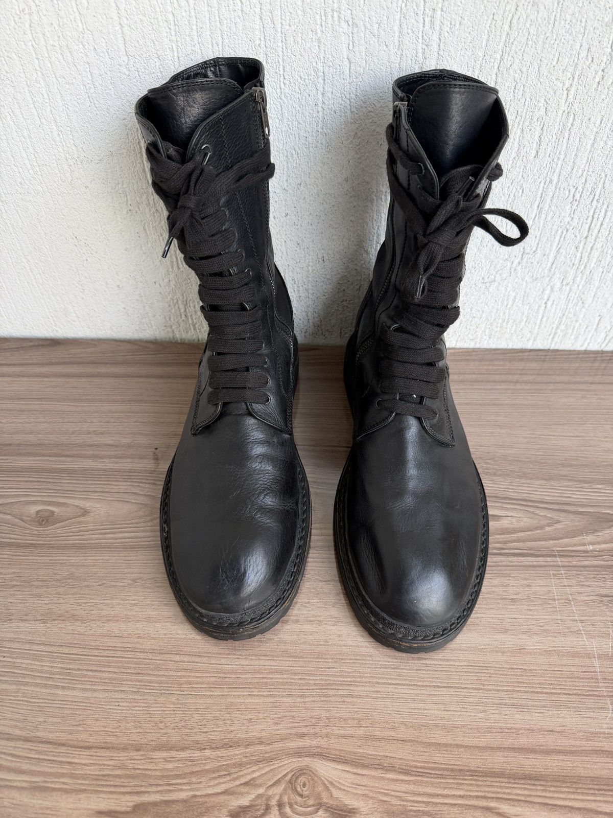 Ann Demeulemeester 🔥rare runaway combat boots Size US 11 / EU 44 - 5 Thumbnail