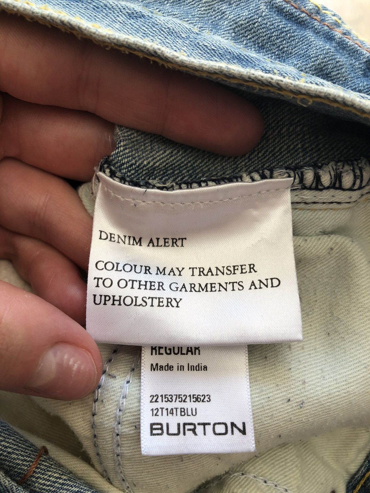 Burton BURTON LONDON VINTAGE QUALITY LIGHT REGULAR FIT DENIM JEANS Size US 30 / EU 46 - 8 Thumbnail